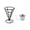 Black, variant on Cone Shaped French Fry Cup Holders, Stainless Steel Serving Basket, Chip Dipping Set Snack Display Stand for Restaurant Party Picnic