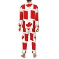 thumbnail image 5 of Kll Canada Sleepwear Mens Flannel Pajamas,Long Cotton Pj Set, 5 of 9