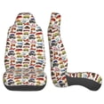 thumbnail image 5 of Haiem Transport Printed Car Seat Covers Set of 2, Universal Fit Car Seat Covers,Protective Seat Covers,Comfortable Car Seat Covers, Easy Installation Seat Covers, 5 of 9