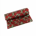 thumbnail image 1 of Printed Waterproof Fabric By the Yard for Cushion fabric waterproof Table Cloth Red Flower, 1 of 1
