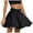 Black, variant on Riforla Tennis Skirt for Women Athletic Skorts Mini Pleated Skirt High Waisted Workout Running Skirt Layered Skirts Womens Skirts Orange 4