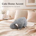 thumbnail image 6 of 13.78in Large Soft Stuffed Mouse Plush Toy - Realistic & Cute Fabric Animal for Sofa, Bedroom & Living Room - Adorable Home Decor & Cuddly Companion for All Ages, Gray, 6 of 8