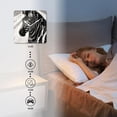 thumbnail image 4 of 10 Inch Wall Clock Battery Operated Silent Clock Decorative for Office, Kitchen, Outdoor, Living RoomZebra Head Wild Animal with Black White Striped on Black Pattern, 4 of 4