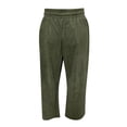 thumbnail image 7 of Endives Women's Sweatpant Wide Leg Pants Corduroy High Waist Barrel Pants Comfy Baggy Sweatpants Green, 7 of 7