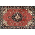 thumbnail image 1 of Ahgly Company Machine Washable Indoor Rectangle Traditional Saffron Red Area Rugs, 2' x 5', 1 of 7