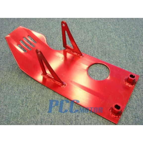 RED SKIDPLATE PIT BIKE XR50 CRF50 ENGINE PROTECTION PIT DIRT BIKE SP02