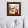 thumbnail image 2 of 7x7 Bamboo Brown Real Wood Picture Frame Width 3 inches | Interior Frame Depth 0.5 inches | Haru, 2 of 8