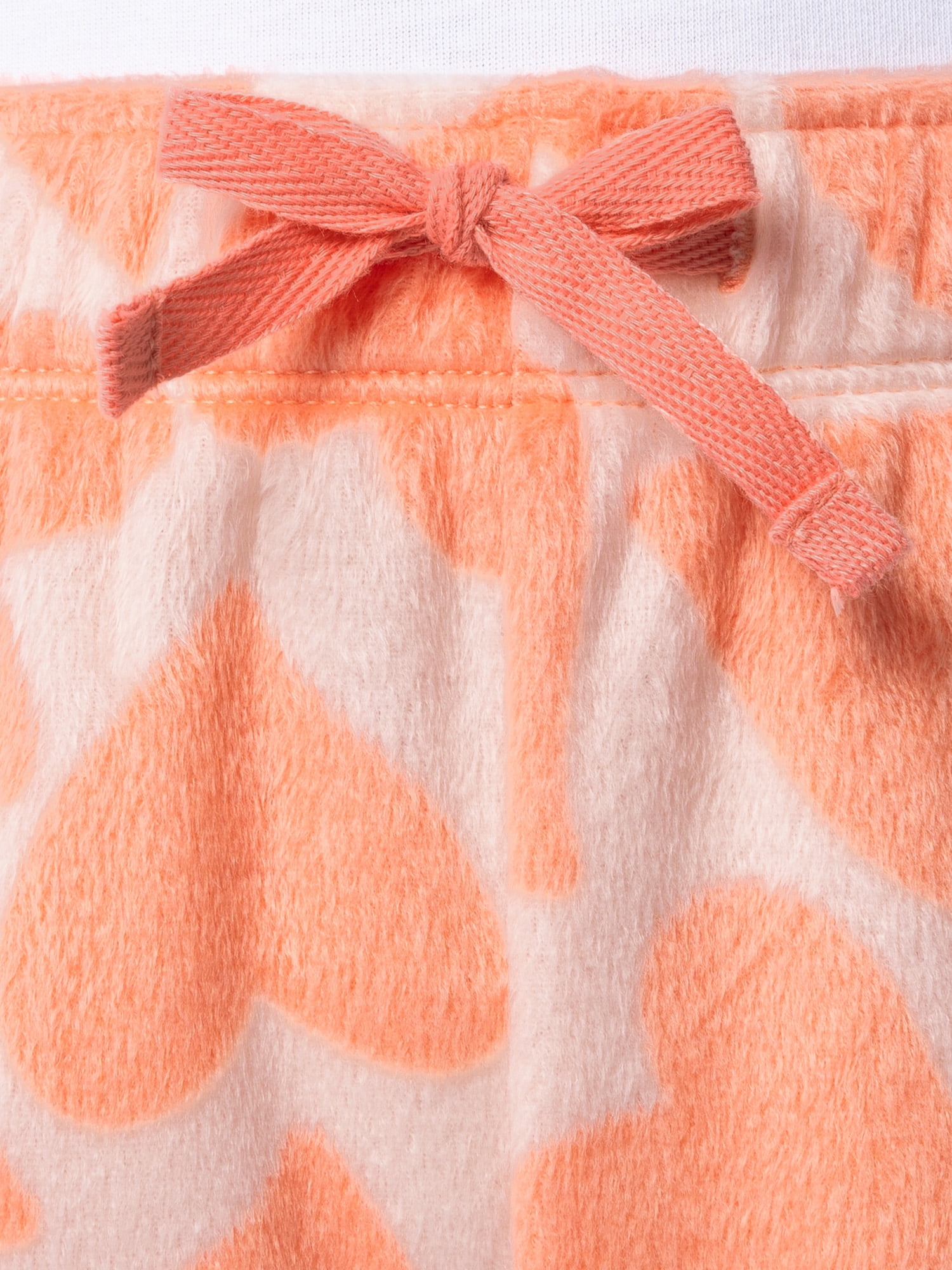 Fruit of the Loom Girl's Long Sleeve Fleece Pajama Set, 2-Piece, Sizes 4-16