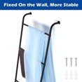 thumbnail image 2 of 4 Tier Wall Leaning Blanket Ladder Towel Drying Quilt Holder Rack for Bathroom, 2 of 5