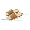 thumbnail image 2 of CATIEBYE 1Pair Natural Rattan Slippers with PVC Material for Home and Beach, 2 of 6