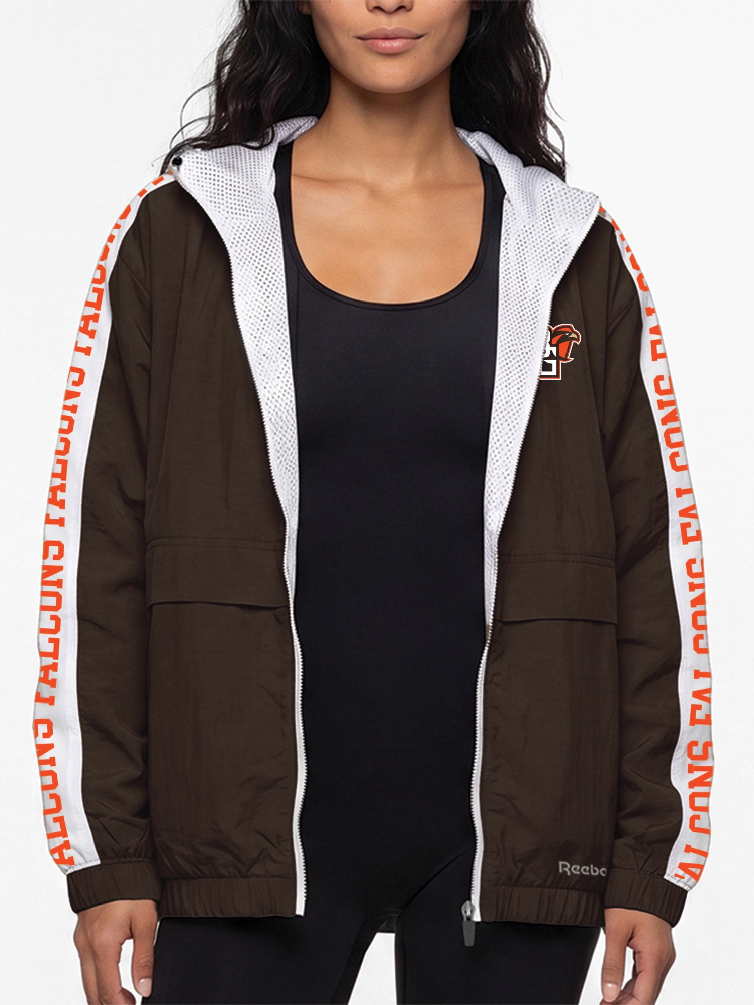 Bowling Green State Falcons Reebok Womens Colorblocked Full Zip Jacket
