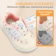 thumbnail image 4 of STQ KIDS Toddler Wide Toe Box Shoes Girls Barefoot Shoe Girl Sneakers Little Kids Walking Running Tennis Athletic Shoes Non-Slip Zero Drop Breathable School Sneaker Beige Toddler Size 8 US, 4 of 9