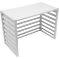thumbnail image 4 of Air Conditioner Fence Panels AC Fence 4 Panels Outdoor Privacy Fence Covers, Condenser Protective Cover,Aluminum Alloy AC Privacy Screen Perfect to Trash Can Enclose Pool Equipment and A/C Units, 4 of 18