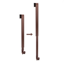 Wreath Hanger for Front Door, EEEKit 25'' Adjustable Door Hanger, Metal Wreath Hooks, Over the Door Holder for Xmas Easter Spring Wreath Decorations, Holds up to 20 lbs, Bronze