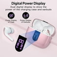 thumbnail image 2 of TAGRY Bluetooth Headphones True Wireless Earbuds 60H Playback LED Power Display Earphones with Wireless Charging Case IPX5 Waterproof in-Ear Ear buds with Mic for TV Smart Phone Laptop Computer, 2 of 6
