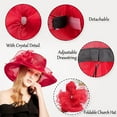 thumbnail image 5 of Women's Church Derby Dress Fascinator Bridal Cap British Tea Party Wedding Hat, 5 of 6