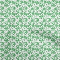 thumbnail image 1 of oneOone Velvet Light Green Fabric Floral Quilting Supplies Print Sewing Fabric By The Yard 58 Inch Wide, 1 of 5