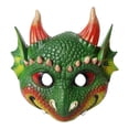 thumbnail image 3 of Dragon Effrayant pour Enfants Demi-Couverture pour Accessoire Photo Mariage Carnaval Vert, 3 of 8