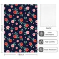 thumbnail image 2 of 2 Pcs Pioneer Flower Floral Print Pattern Kitchen Towels, Funny Microfiber Dish Towel Set, 18" X 26" Tea Towels, 2 of 6