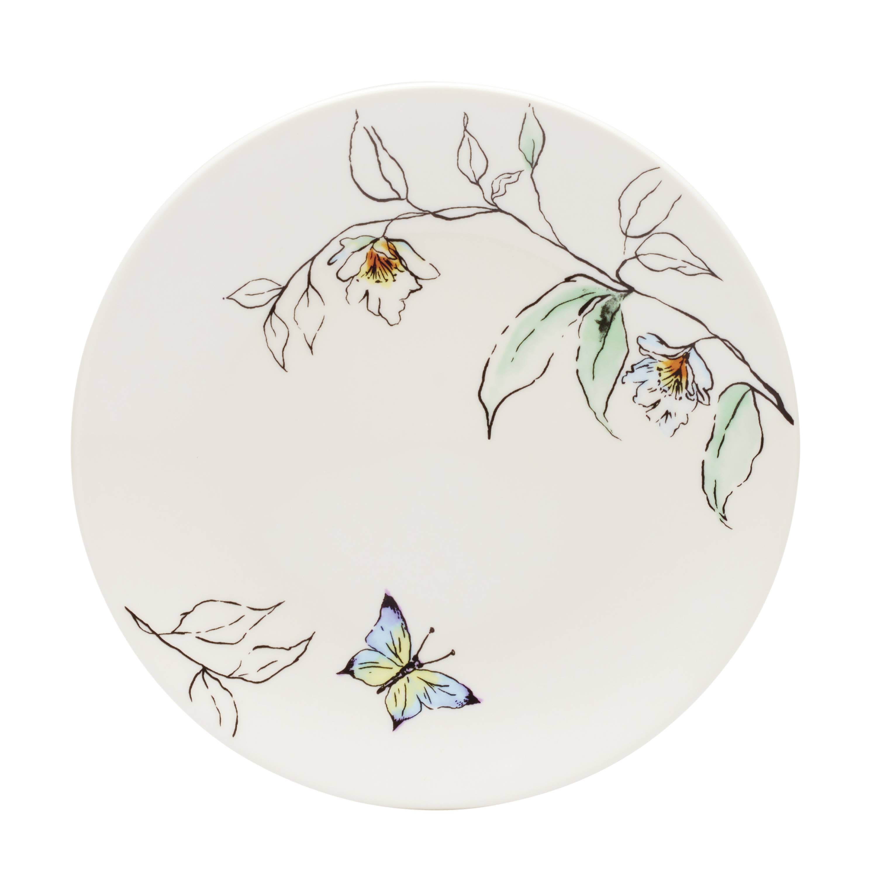 Oneida Entertain 365 12-Piece Botanica Dinnerware Set