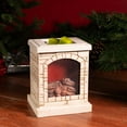 thumbnail image 2 of Scentsationals Wax Melt Warmer, Wax Warmer for Scented Wax - Holiday Collection Stacked Stone Fireplace - Candle Wax Melter for Fragrance Cubes and Tarts, 2 of 6