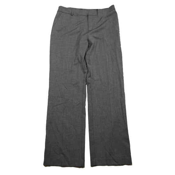 Charter Club Womens Black White Combo Patterned Flare-Leg Trousers 12