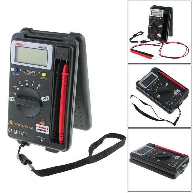 2 uds ANENG AN8203 DMM integrado de mano Mini Digital AC/DC multímetro Likrtyny Piezas de repuesto para herramientas