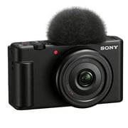 Sony ZV-1F Camera (Black) Vlogging with 128GB Memory Card + Tripod + SV Premium Accessory Bundle (International Version)