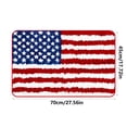 thumbnail image 2 of Pgyong American Flag Patriotic Doormat - Non-Slip Entryway Rug for Front Door, Porch, Kitchen, Bathroom - 4th of July Independence Day Outdoor Indoor Decorative Carpet, 2 of 6