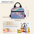 thumbnail image 6 of Jeiento Axolotl Girls Backpack with Lunch Box Ages 10-12 Kids School Bag and Lunch Bag Pencil Case Water Bottle Holder Rainbow Elementary Bookbag Set 4 In 1 Preschool Students School Satchel Blue, 6 of 7