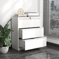 thumbnail image 2 of Locking Metal Lateral Filing Cabinet, Home Office Storage Cabinet for Hanging Files Letter/Legal/F4/A4, 2 of 12