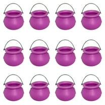 KMMYS 12Pcs Halloween Witch Bucket And Jar Mini Bucket Set, Festive Decoration Props, Unique Gift Idea, Reusable Holiday Decor, Halloween Party Essentials, Trick-or-Treating Supplies