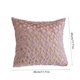 thumbnail image 3 of Soft Fuzzy Christmas Decorative Pillow Cover 18x18 Snowflake Glitter Print | Polyester Cushion Case | Cozy Home Sofa Chair Couch Bed Decor | Pink Green Beige Gray | 1 Pack, 3 of 6