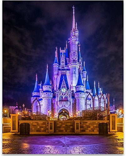 Cinderellas Castle Print - 11x14 Unframed Art Print - Great Home and ...