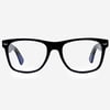 VITENZI Progressive Multifocal Reading Glasses Blue Light Blocking with Clear Multifocus Trifocal Lens Acetate Frame Classic Readers Anti Fog Scratch Asti in Black 2.50