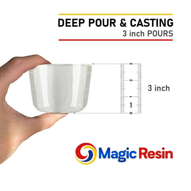 1.5 Gallon 5.7 L Deep Pour & Casting up to 3'' Clear Epoxy Resin