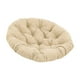 thumbnail image 4 of Cojín de asiento acolchado redondo de 50 cm, cojín de silla con forma de huevo, cojín de silla colgante, Caqui, 4 of 9