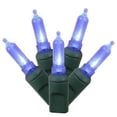 thumbnail image 1 of Vickerman X6G7502 Vickerman 50 Blue Italian LED Light on Green Wire 25' Christmas Light Strand, 1 of 1