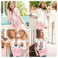 thumbnail image 4 of Ruiboury Lightweight And Sturdy Crossbody Water Cup Storage Bag Making Easy To Carry Pink, 4 of 6