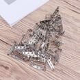 thumbnail image 2 of Gymnture 40Pcs Silver Brooch Pin Backs with Lock for DIY Jewelry, 2 of 10