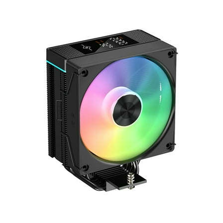 J15 4 Heat Pipes CPU Cooler Professional Digital Display Radiator- 250W 4PIN CPU Air Cooler for LGA1700 AM4 AM5 A