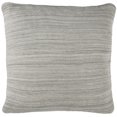 thumbnail image 2 of SAFAVIEH Loveable Knit Abstract Plush Pillow, 20" x 20", Light Grey/Natural, 2 of 3