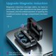 thumbnail image 5 of M9 TWS BT5.1 Auriculares inalámbricos Auriculares deportivos Pantalla LED 9D, 5 of 8