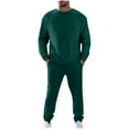 thumbnail image 3 of Tqyyweavej 2 Piece Sweatsuits for Men Close Bottom Casual Pants with Pockets Active Athletic Workout Joggers Sweatsuits for Men, 3 of 9