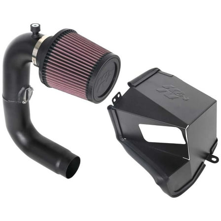 K&N Cold Air Intake Kit: High Performance, Guaranteed to Increase Horsepower fit: 2018-2019 SUBARU (WRX) 69-8011TTK