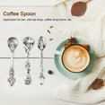 thumbnail image 2 of Ccdes Coffee Spoon,Vintage Style Cutlery Coffee Spoon Dessert Spoon Teaspoon Kitchen Tableware,Spoon, 2 of 8