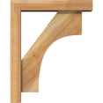 thumbnail image 3 of Ekena Millwork 4"W x 16"D x 20"H Westlake Block Rough Sawn Bracket w/ Offset Brace, Western Red Cedar, 3 of 25