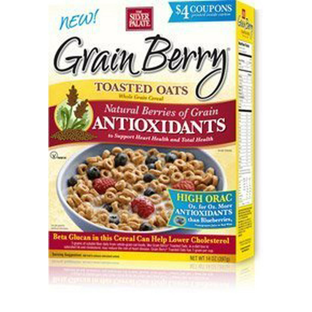 Grain Berry Antioxidants Whole Grain Cereal Toasted Oats Case Of 6