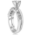 thumbnail image 2 of Pompeii 1 1/10ct Diamond Engagement Wedding Ring Solitaire Set 14k White Gold (H/I,I1-I2), 2 of 3