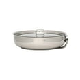 thumbnail image 3 of Pathfinder Folding Skillet and Lid, Stainless Steel Construction, Locking Foldin, 3 of 3